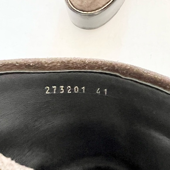 Balenciaga High Heel Booties Brown Suede Black Platform 41 - Picture 10 of 11